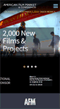 Mobile Screenshot of americanfilmmarket.com